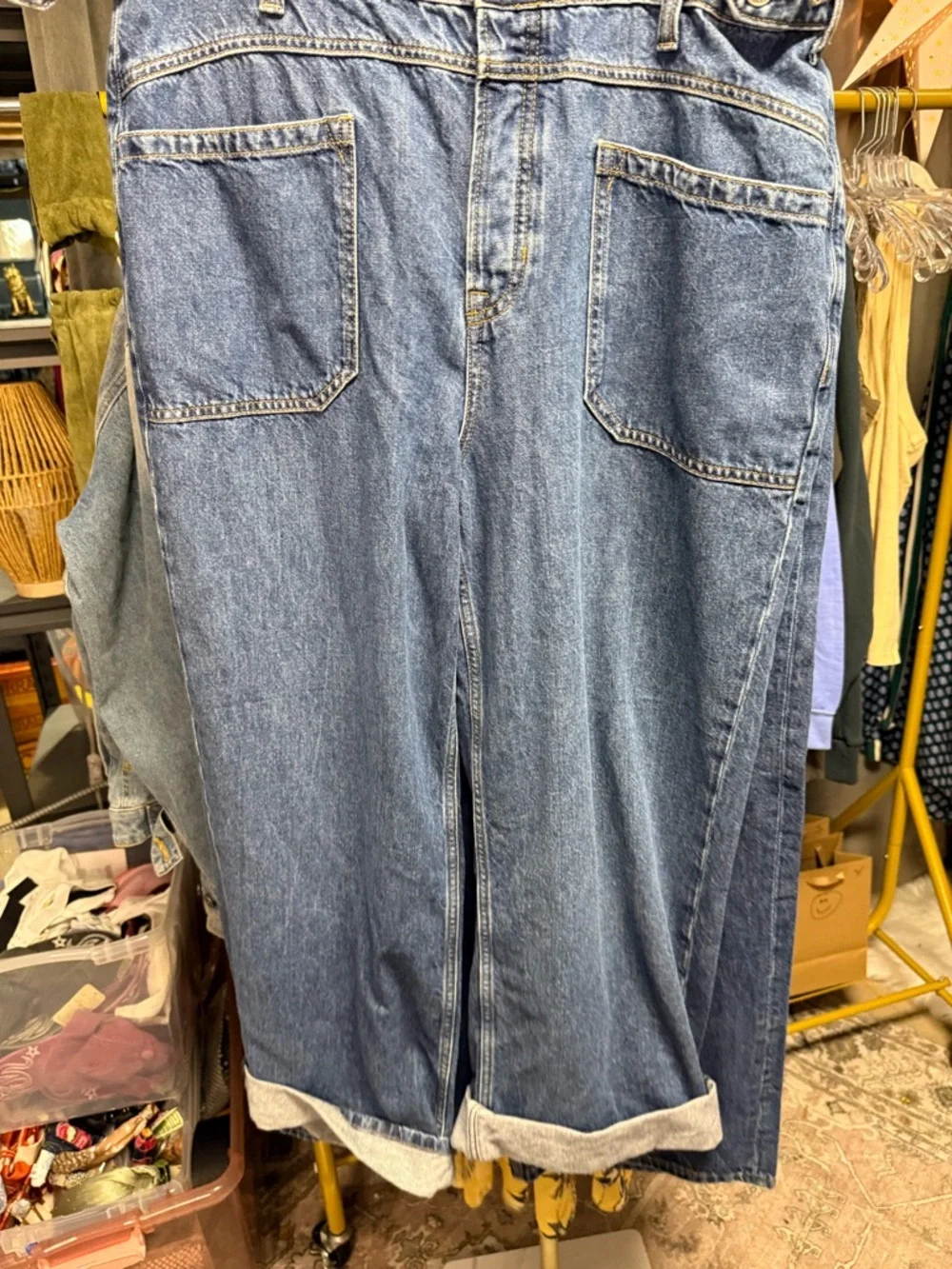 Free People We the Free Palmer Cuffed Jeans - Picture 3 of 6